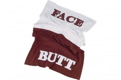 face butt towel